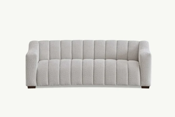 Aluxo Astoria 3 Seater Sofa in Oatmeal Boucle Fabric - Image 5