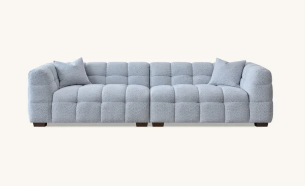 Aluxo Tribeca Sofa 4 seater in Pearl Boucle Fabric - Image 5