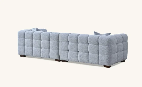 Aluxo Tribeca Sofa 4 seater in Pearl Boucle Fabric - Image 6