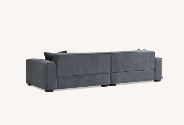 Aluxo Dakota 4 seater with Chaise in Charcoal Boucle - Image 7