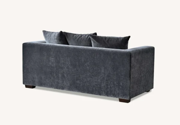 Aluxo Gramercy 2 Seater in Steel Velvet - Image 3