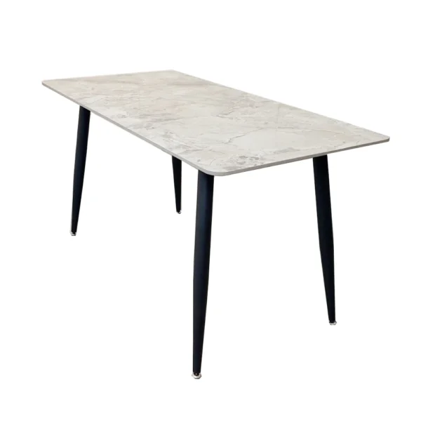 Titus 1.4 Black Dining Table with Sintered Stone Top - Image 3